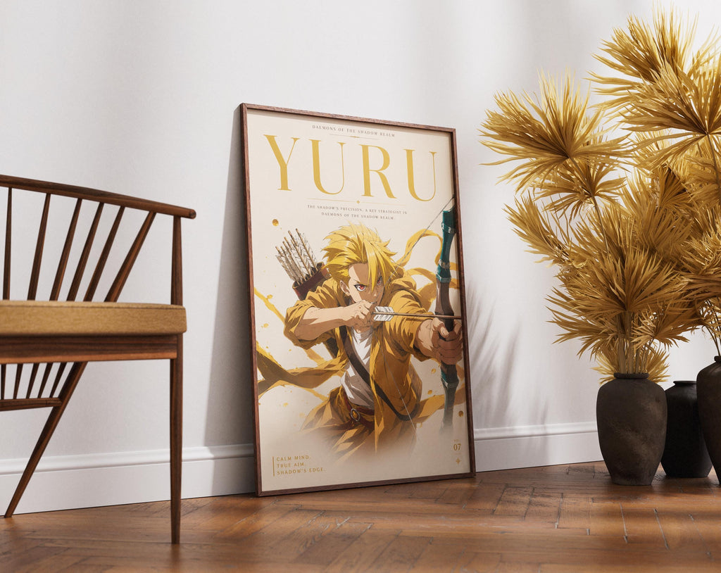 Yuru Daemons Poster – Shadow Realm Art | Dark Fantasy Anime Wall Decor Print