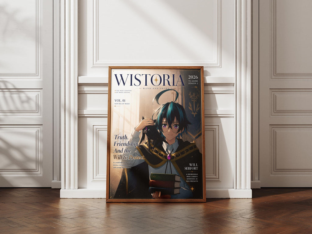 Póster de anime de Will Serfort / Decoración de la temporada 2 de Tsue to Tsurugi no Wistoria