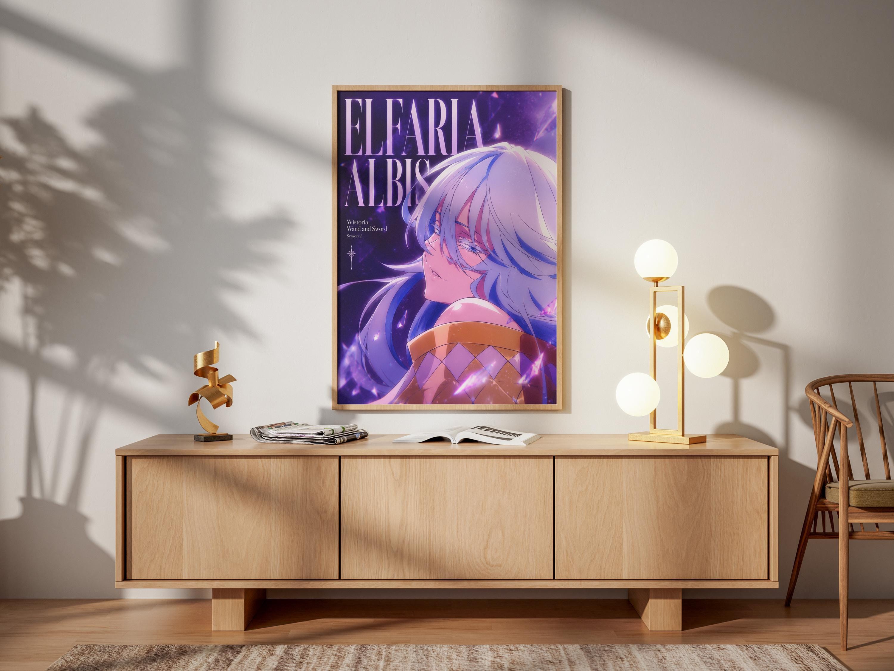 Wistoria Wand Poster – Elfaria Albis Artwork | Sword And Wand Print Matte Finish
