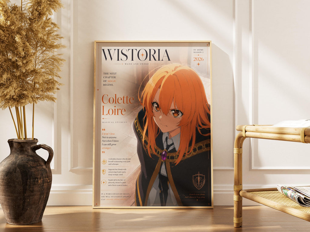 Wistoria Wall Art – Colette Loire Print | Season 2 Poster on Premium Matte Paper