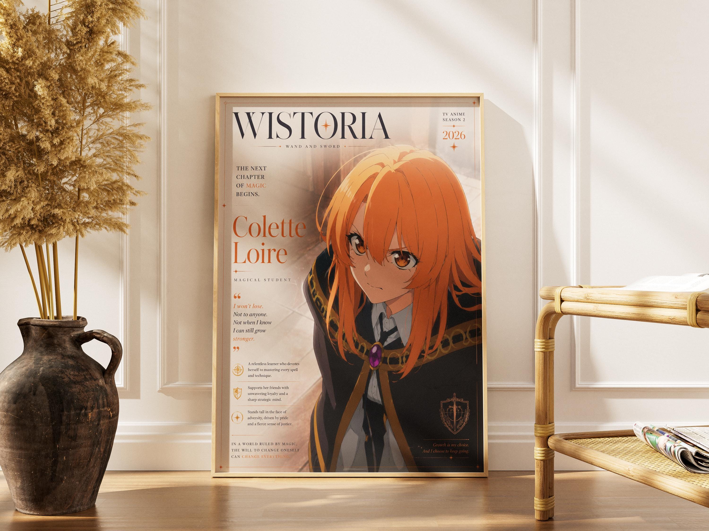 Wistoria Wall Art – Colette Loire Print | Season 2 Poster on Premium Matte Paper