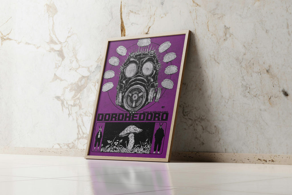 Dorohedoro Caiman Poster - Season 2 Wall Art | Horror Anime Print