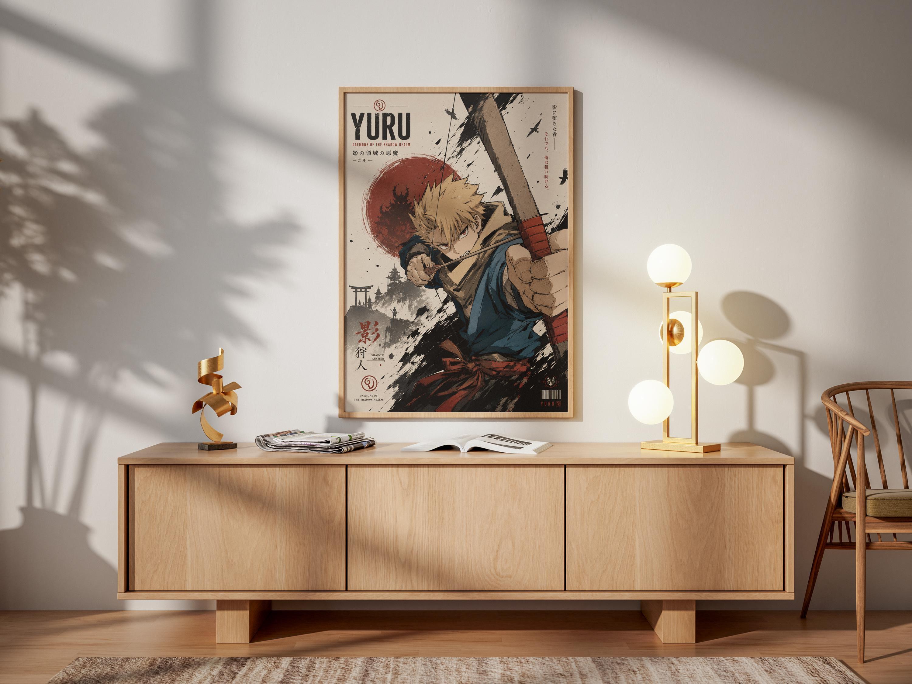 Póster de Yuru Daemons of the Shadow Realm - Arte mural de anime de Yomi no tusgai