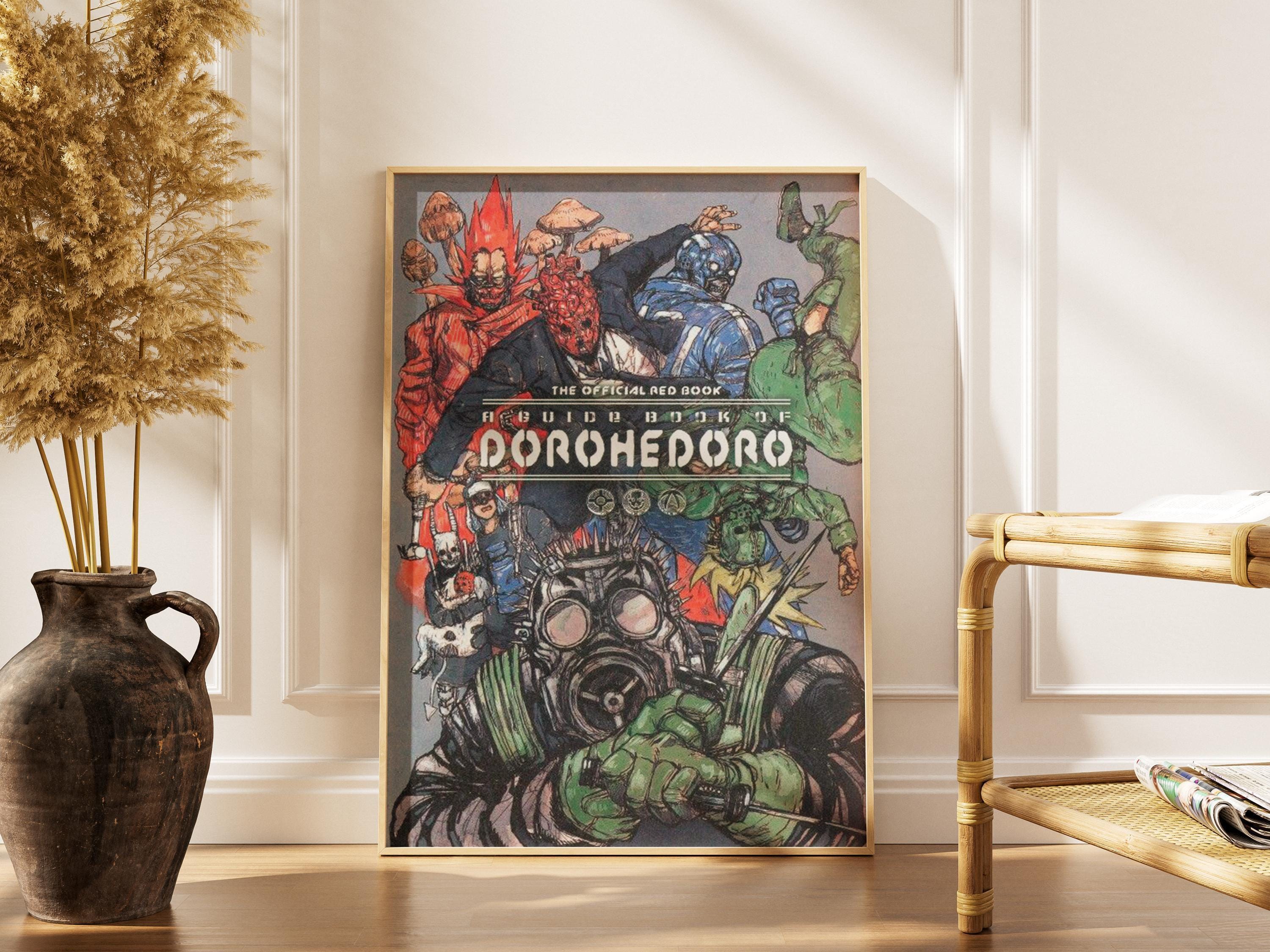 Dorohedoro Red Book Poster – Official Guide Print | Season 2 Horror Anime Wall Art