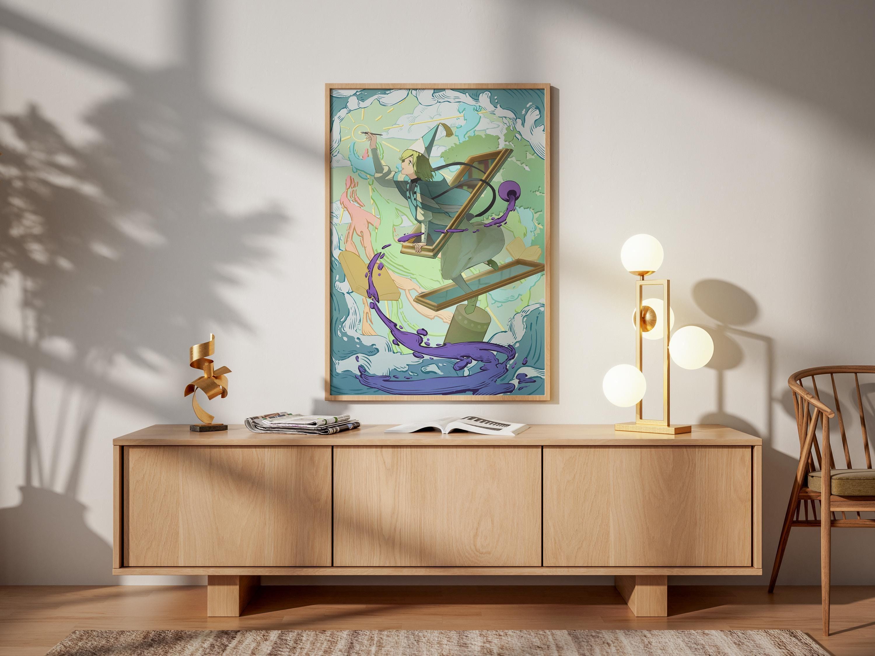 Witch Hat Atelier Poster – Fantasy Anime Wall Art Featuring Coco & Qifrey Magic