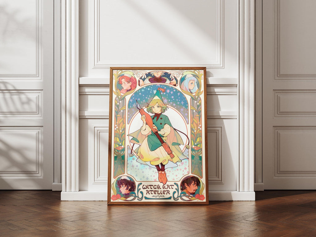 Witch Hat Atelier Poster - Coco Anime Wall Art Matte Finish Print