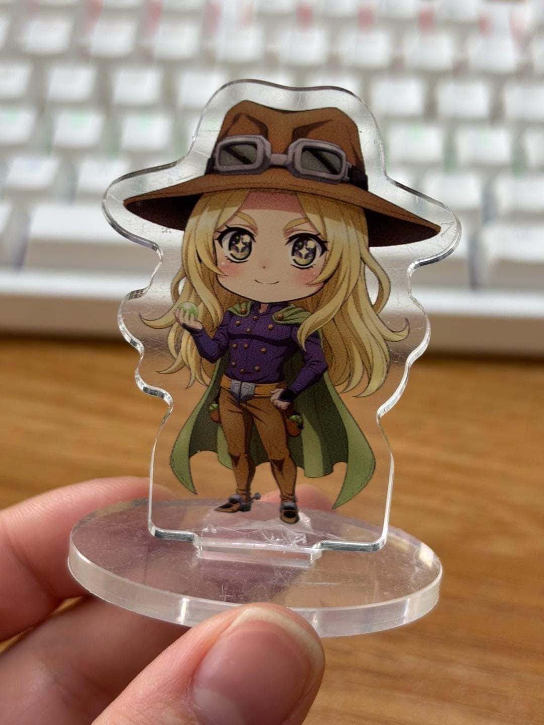 Gyro Zeppeli Standee – JoJo Steel Ball Run Acrylic Anime Collectible Figure