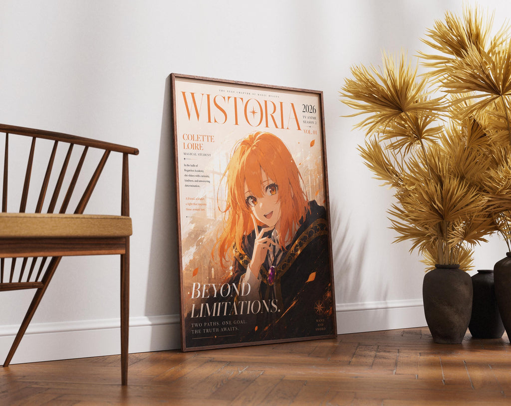 Colette Loire Poster – Wistoria Wall Art | Wand and Sword Anime Print