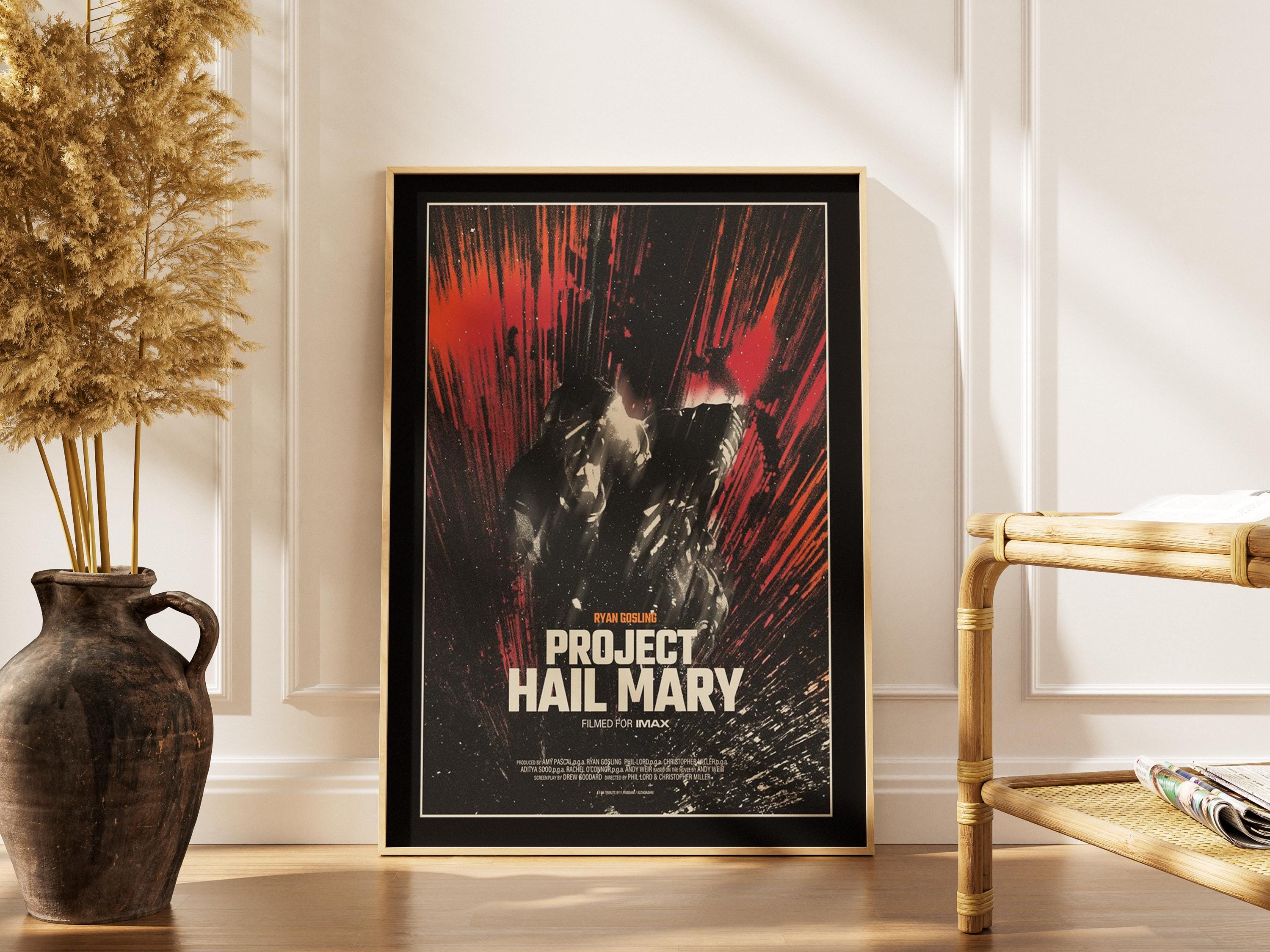 Project Hail Mary Poster – Ryan Gosling Movie Print | Sci Fi Wall Art
