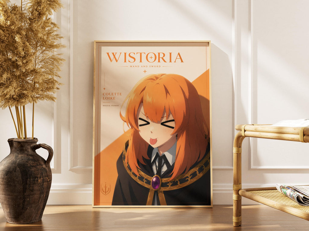 Colette Loire Poster – Wistoria Anime Print | Season 2 Tsue to Tsurugi Art
