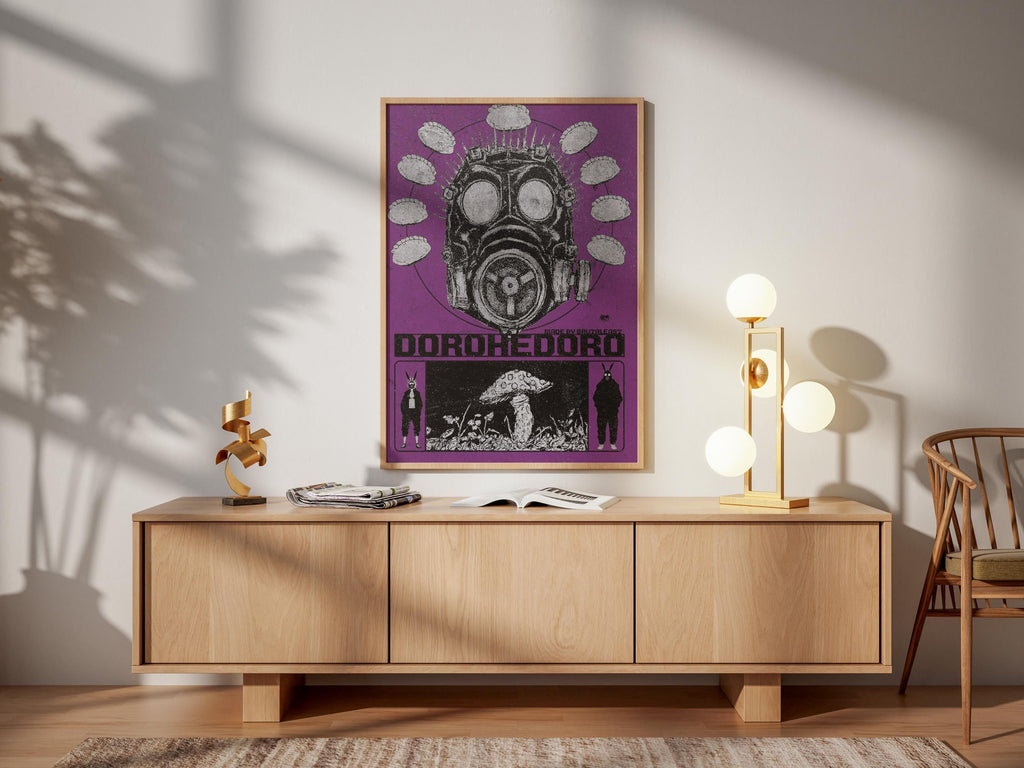 Dorohedoro Caiman Poster - Season 2 Wall Art | Horror Anime Print