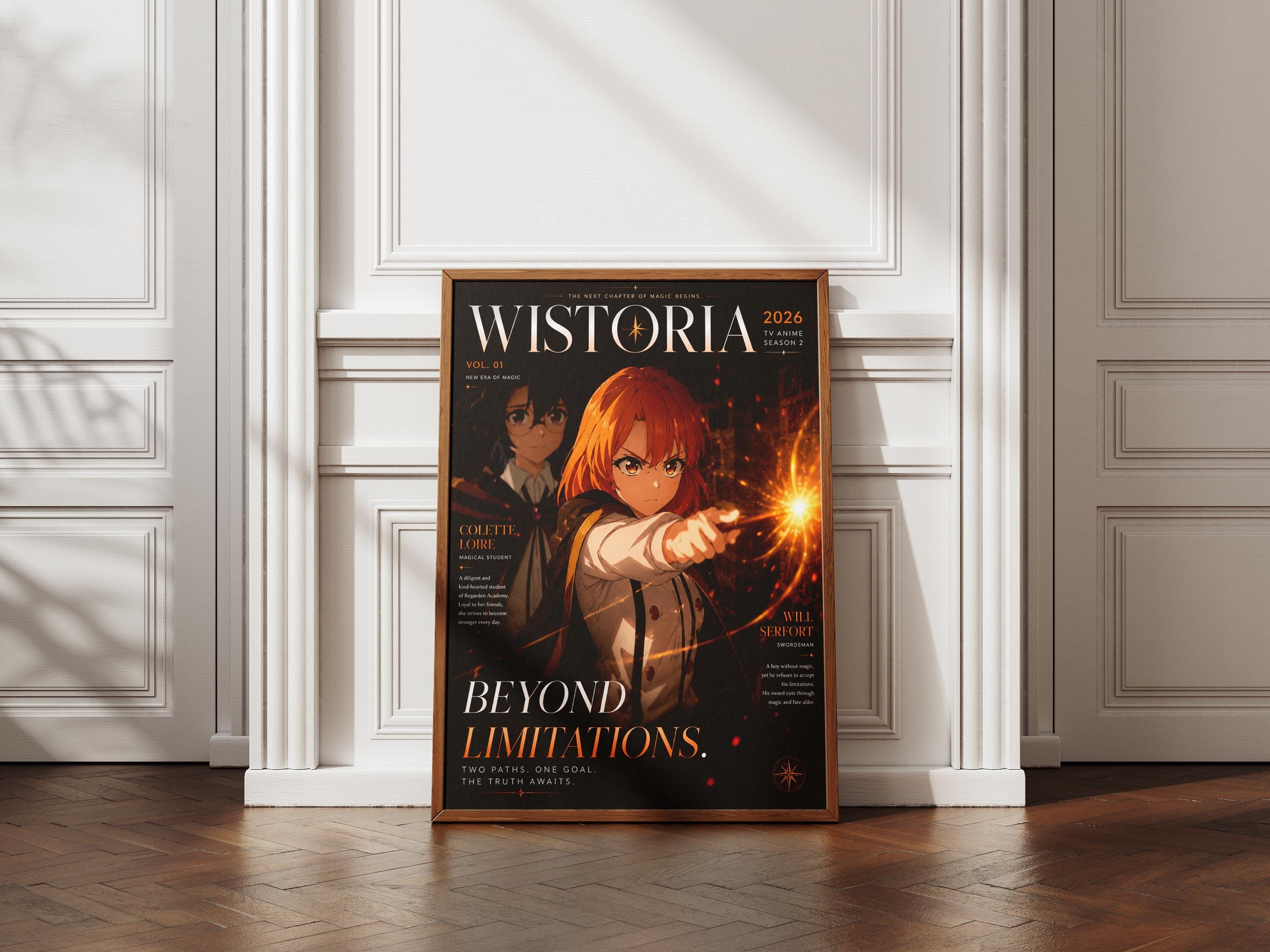 Will Serfort Colette Loire Poster / Wistoria Wand and Sword Season 2 Art Print