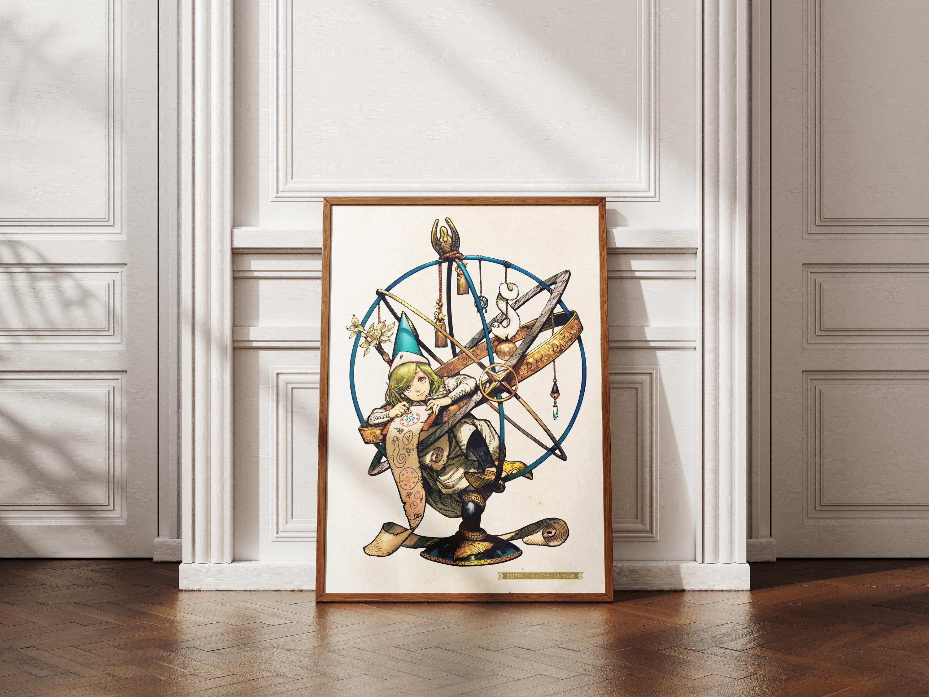 Póster de Witch Hat Atelier Coco - Lámina decorativa de anime para pared - Regalo