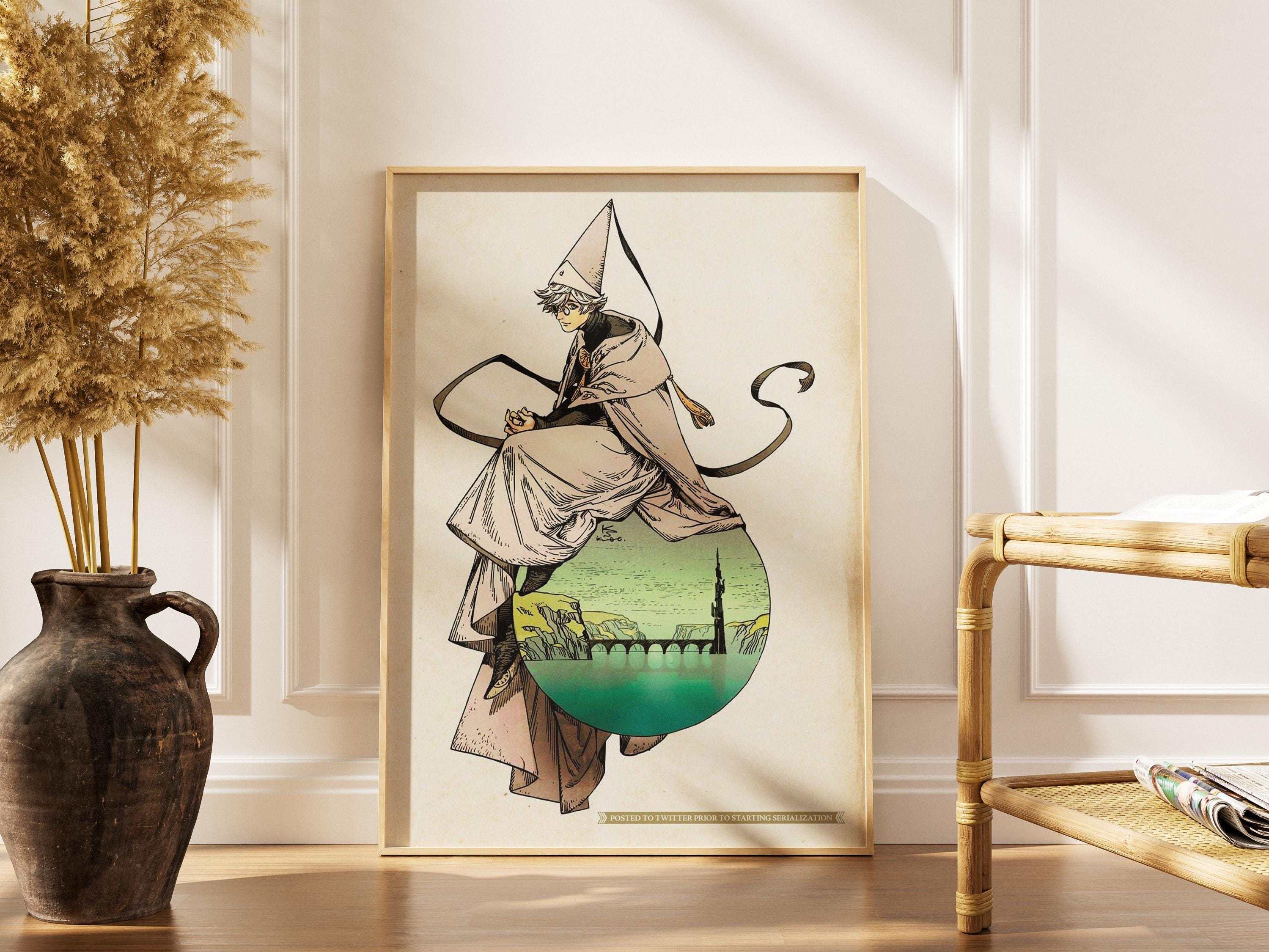 Witch Hat Atelier Poster – Qifrey Magic Print | Anime Wall Art, Premium Matte Paper