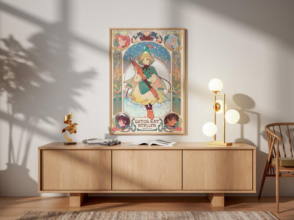 Witch Hat Atelier Poster - Coco Anime Wall Art Matte Finish Print