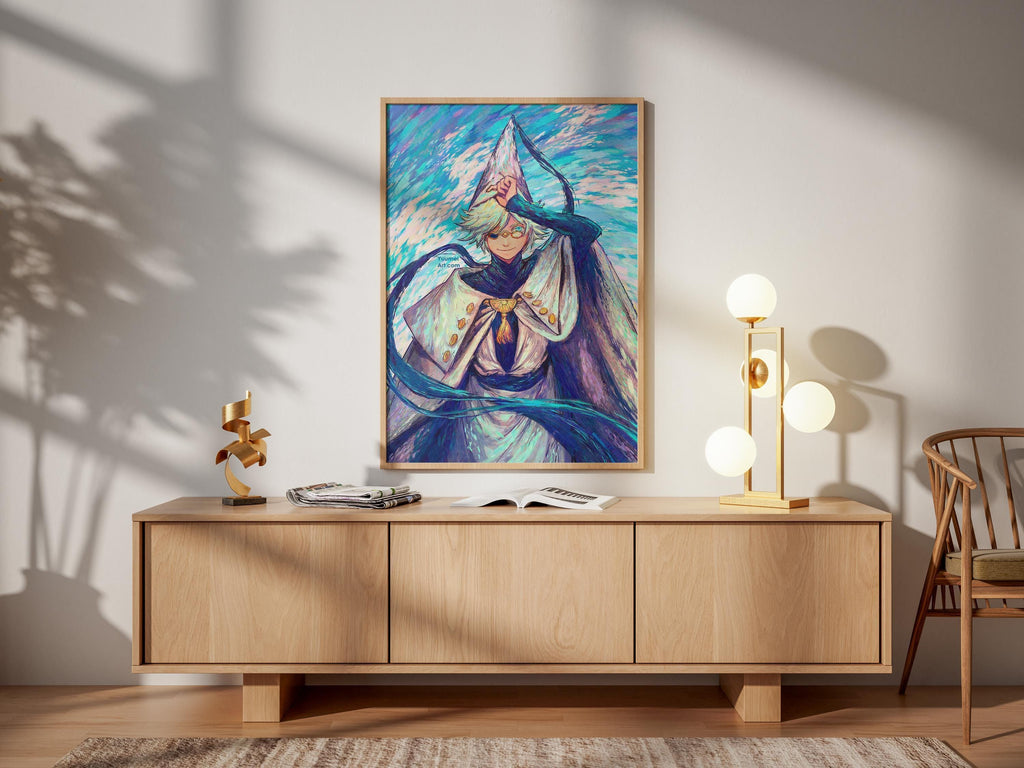 Witch Hat Atelier Qifrey Poster - Wall Art Anime Gift Print