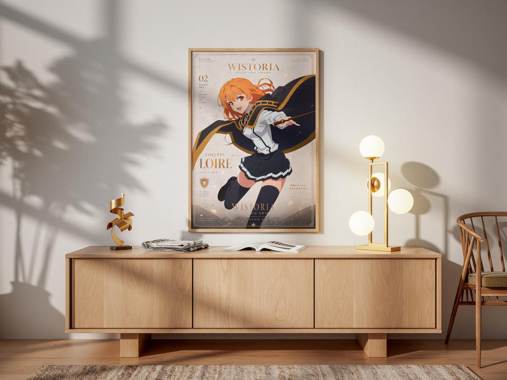 Colette Loire Poster – Wistoria Anime Print | Tsue to Tsurugi Season 2 Art