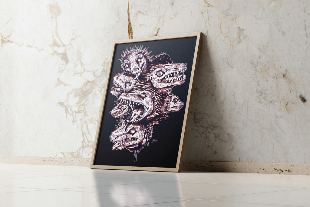Dorohedoro Poster – Season 2 Monster Heads Print on Premium Matte Paper