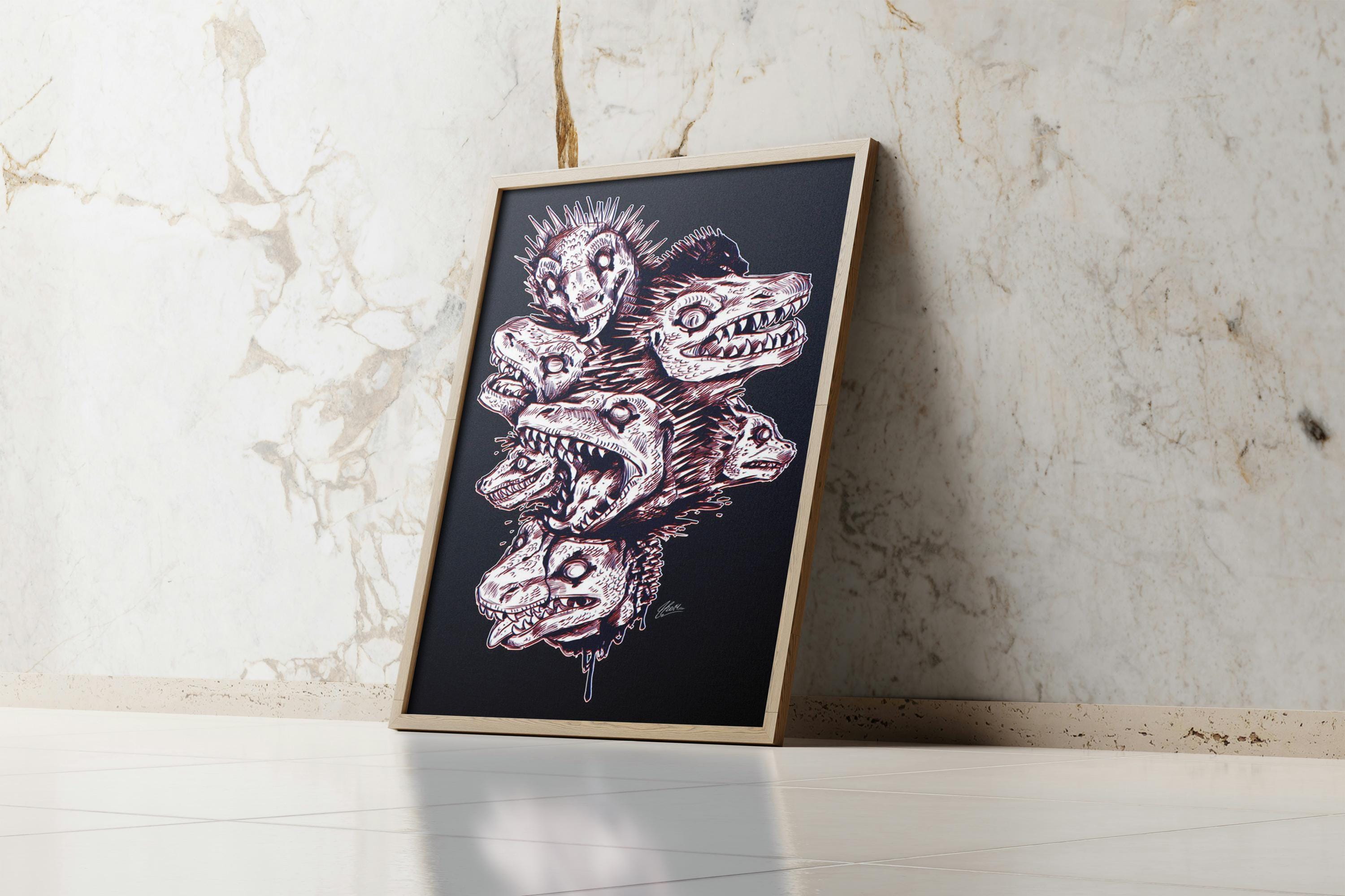 Dorohedoro Poster – Season 2 Monster Heads Print on Premium Matte Paper