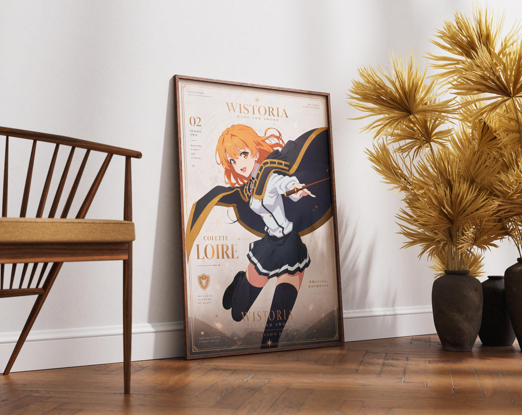 Colette Loire Poster – Wistoria Anime Print | Season 2 Tsue to Tsurugi Art