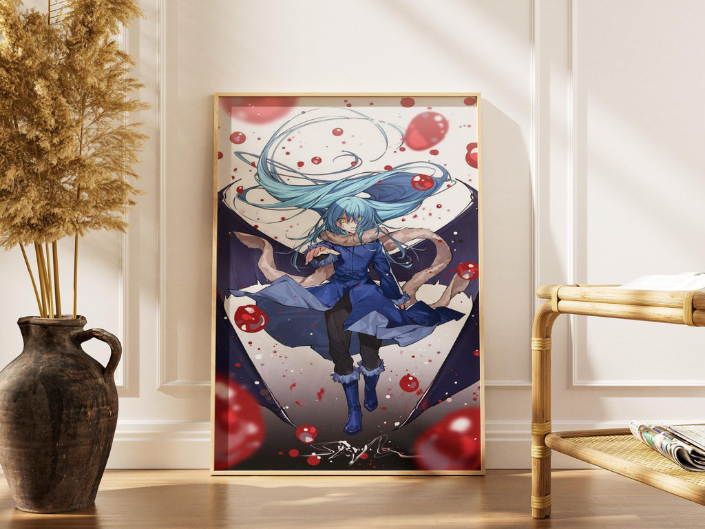 Rimuru Tempest Poster - Vibrant Anime Wall Decor | Slime Season 4 Art Print