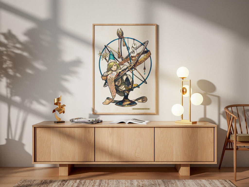 Póster de Witch Hat Atelier Coco - Lámina decorativa de anime para pared - Regalo