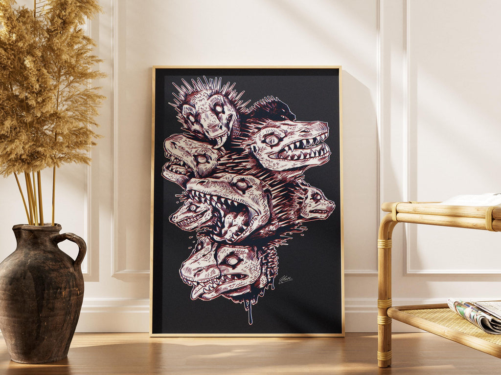 Dorohedoro Poster – Season 2 Monster Heads Print on Premium Matte Paper