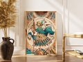 Witch Hat Atelier Poster - Coco Anime Wall Art With Magical Blue Cape & Mystical Circles