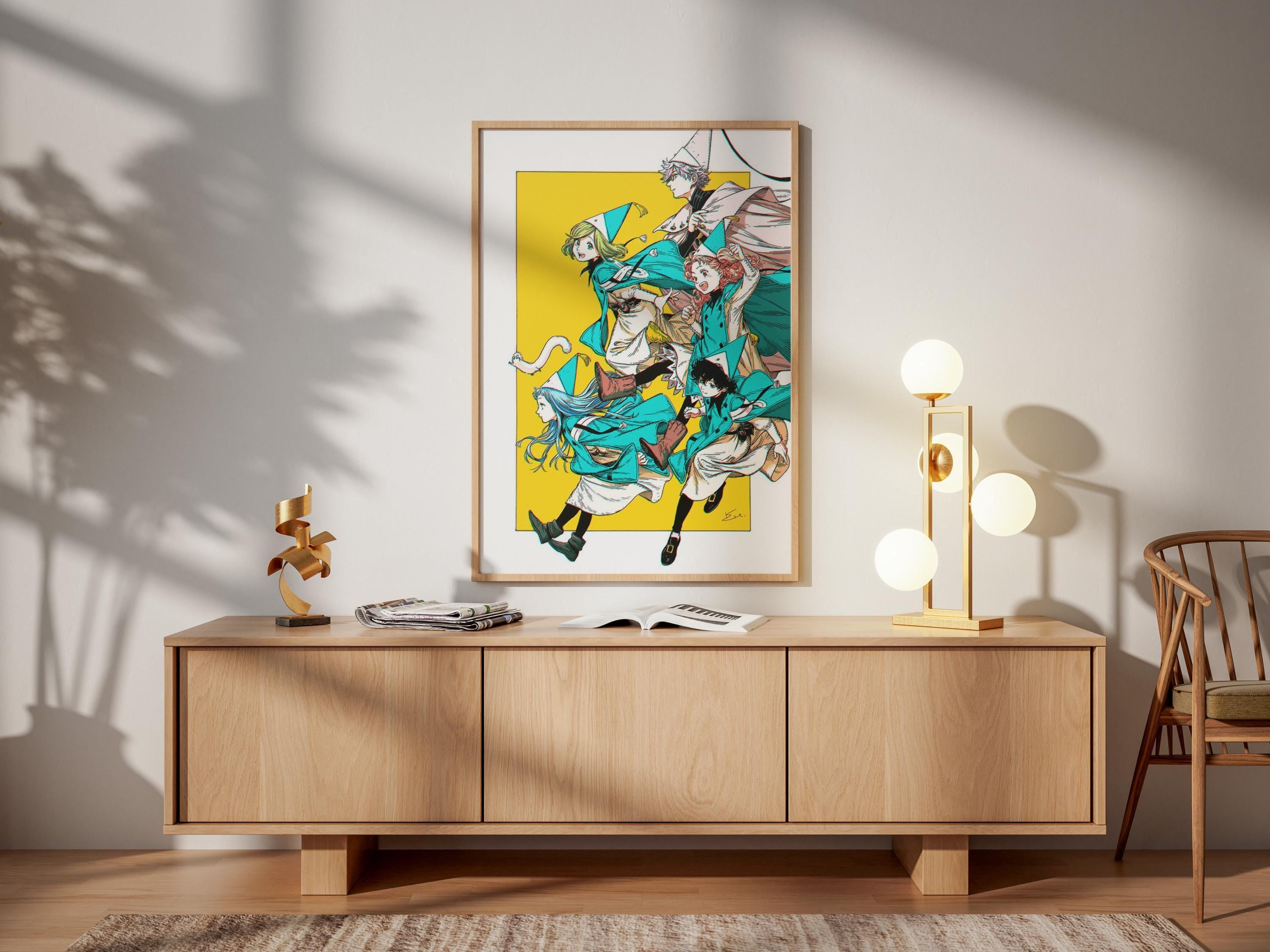 Witch Hat Atelier Poster - Magical Anime Wall Art | Elegant Fantasy Decor Print