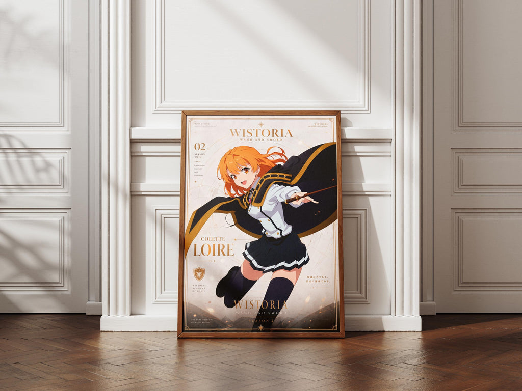 Colette Loire Poster – Wistoria Anime Print | Season 2 Tsue to Tsurugi Art
