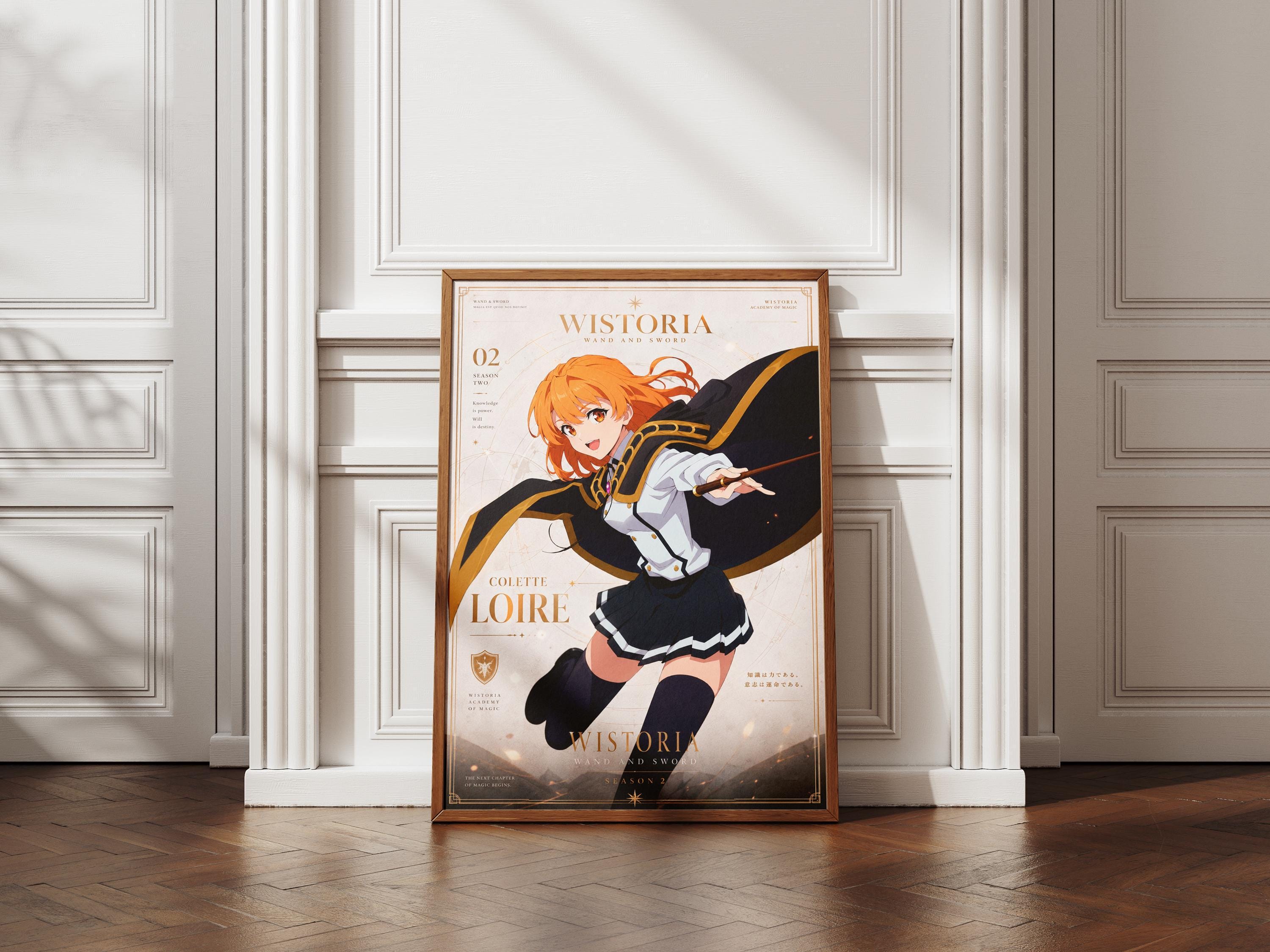 Colette Loire Poster – Wistoria Anime Print | Season 2 Tsue to Tsurugi Art