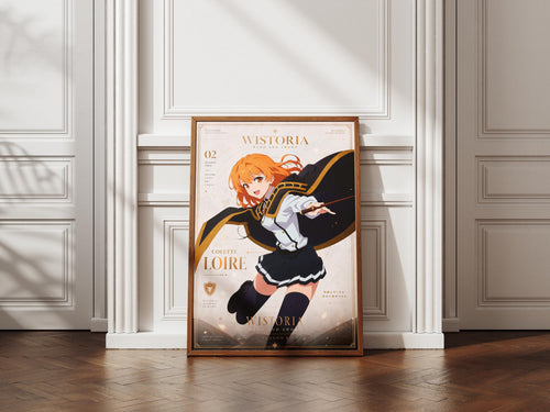 Colette Loire Poster – Wistoria Anime Print | Season 2 Tsue to Tsurugi Art