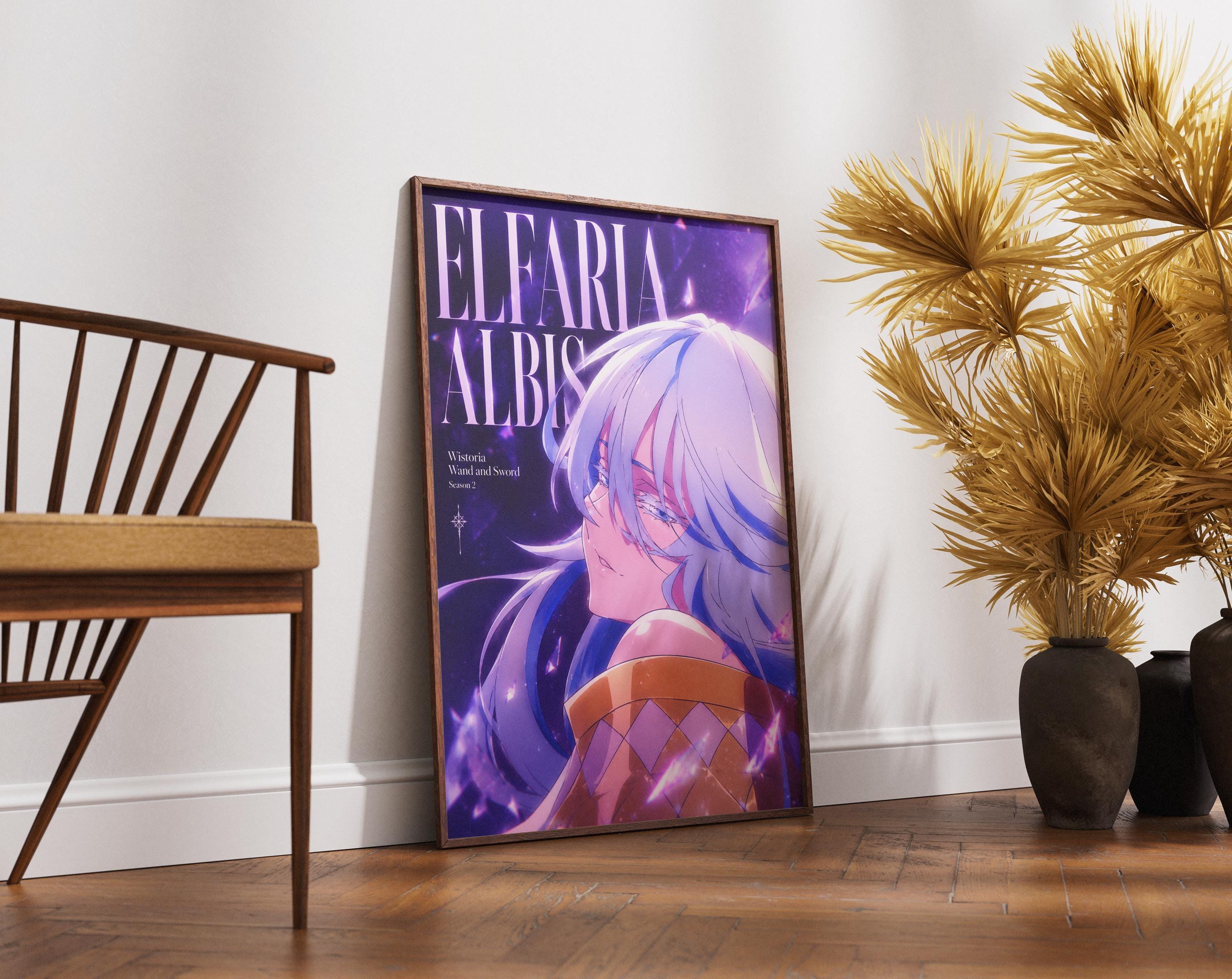 Wistoria Wand Poster – Elfaria Albis Artwork | Sword And Wand Print Matte Finish