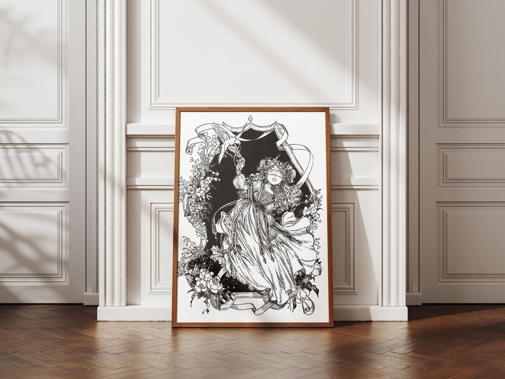 Póster de Tetia Witch Hat Atelier: Lámina decorativa de anime para pared