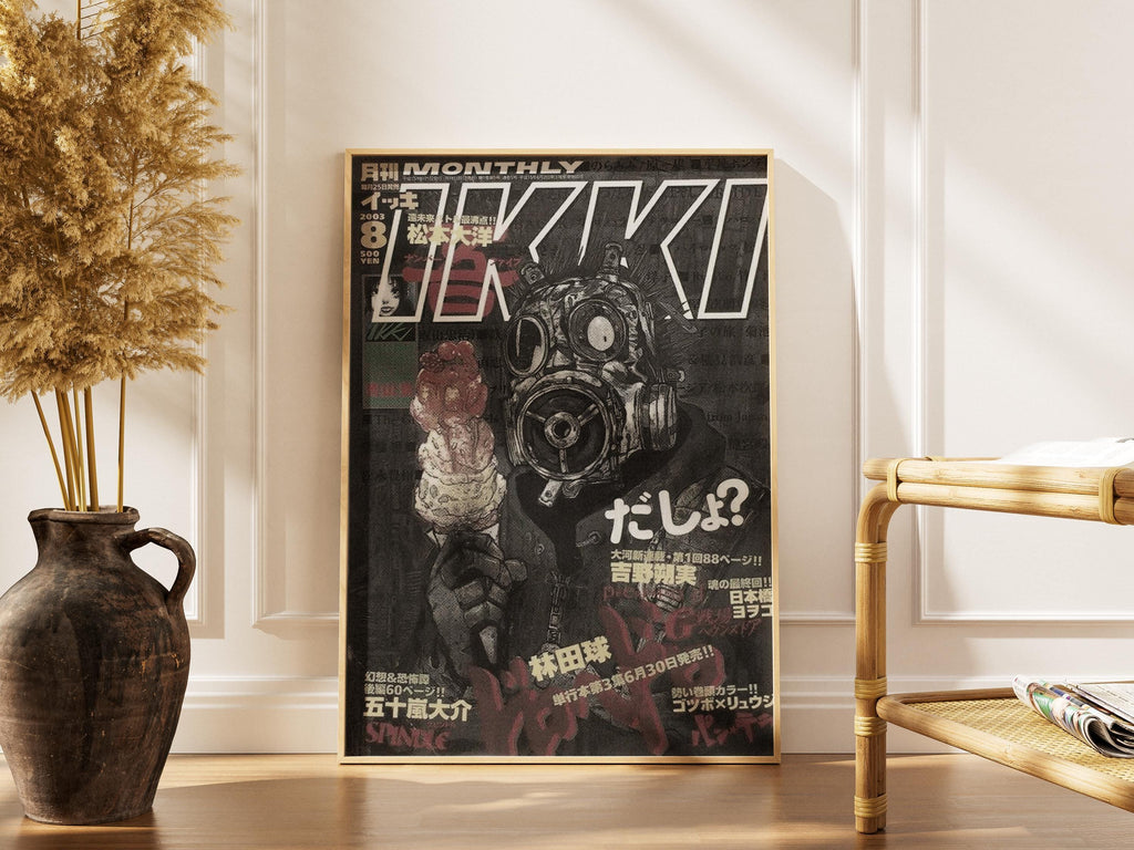 Dorohedoro Poster - Caiman Mask Print | Season 2 Horror Anime Wall Art