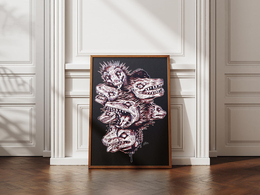 Dorohedoro Poster – Season 2 Monster Heads Print on Premium Matte Paper