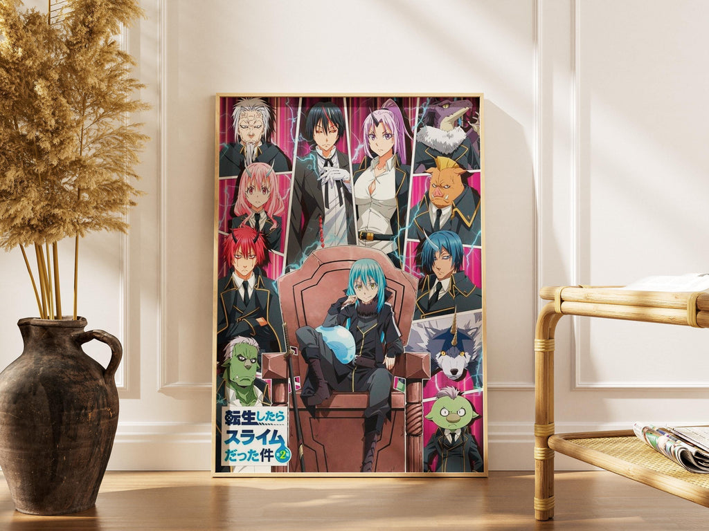 Rimuru Tempest Poster - Premium Anime Wall Art Print | Slime Season 4 Vibrant Colors