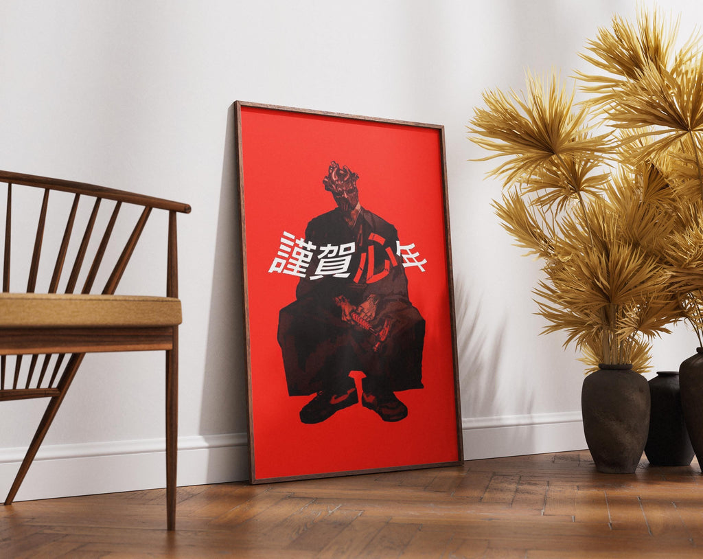 Dorohedoro Shin Poster – Season 2 Poster Print | Red New Year Art on Premium Matte Paper