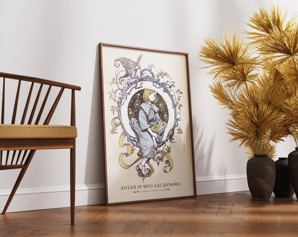 Witch Hat Atelier Poster – Fantasy Anime Wall Print | Magical Spell Casting Art