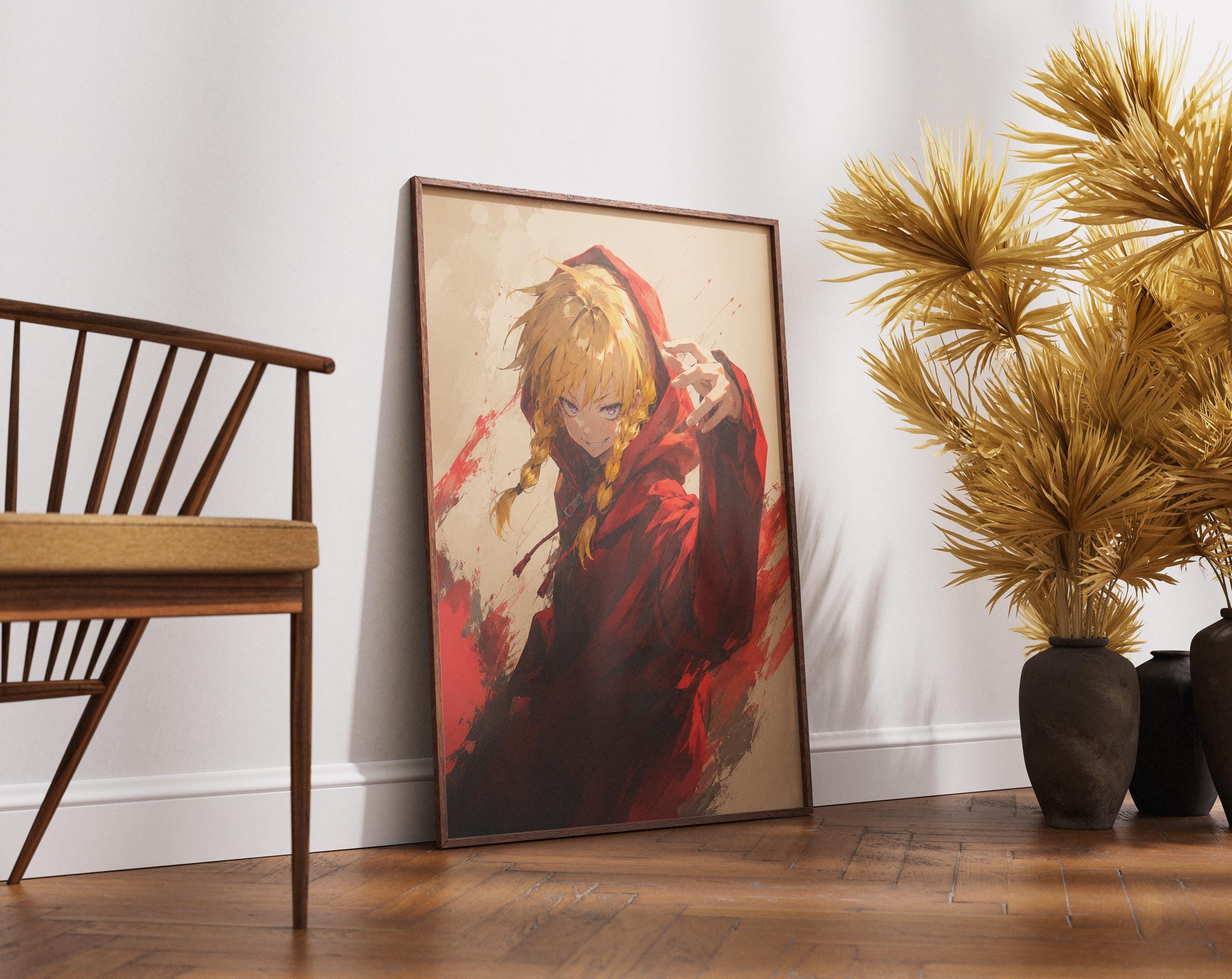 Anime Poster - Gabby Daemons Shadow Realm Art | Magic Wand & Sword Print