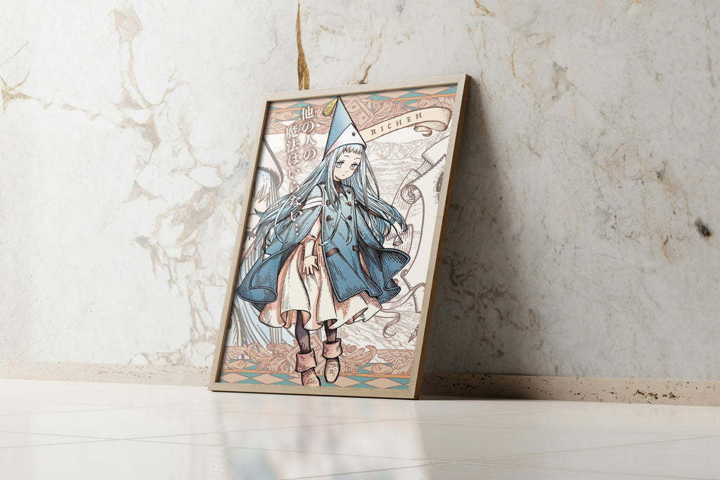 Póster de Richeh Witch Hat Atelier - Lámina decorativa de anime para pared