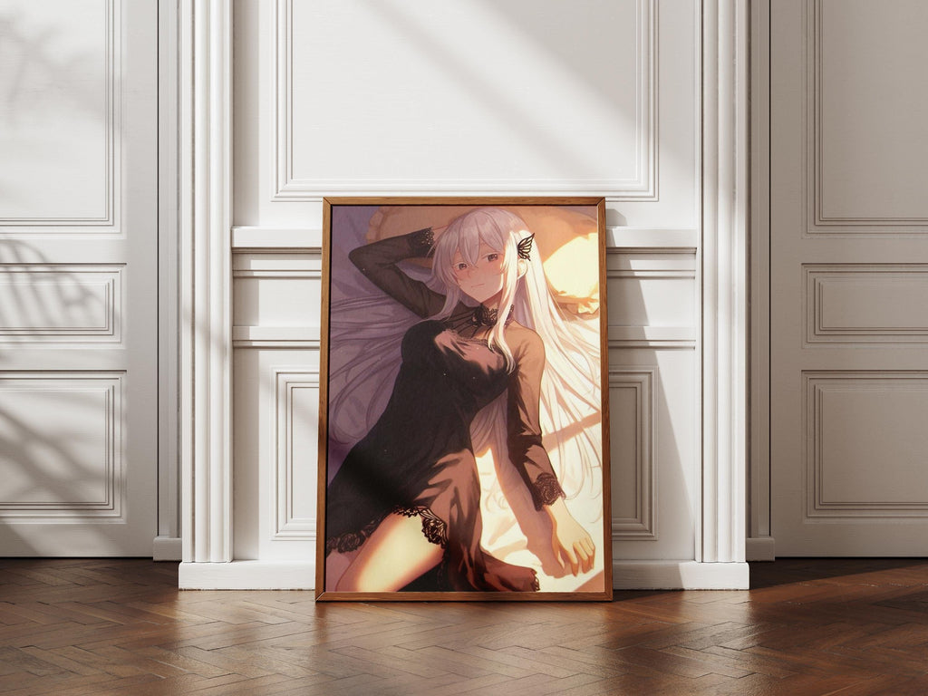 Re Zero Emilia Poster – Witch of Greed Art on Premium Matte Paper Print