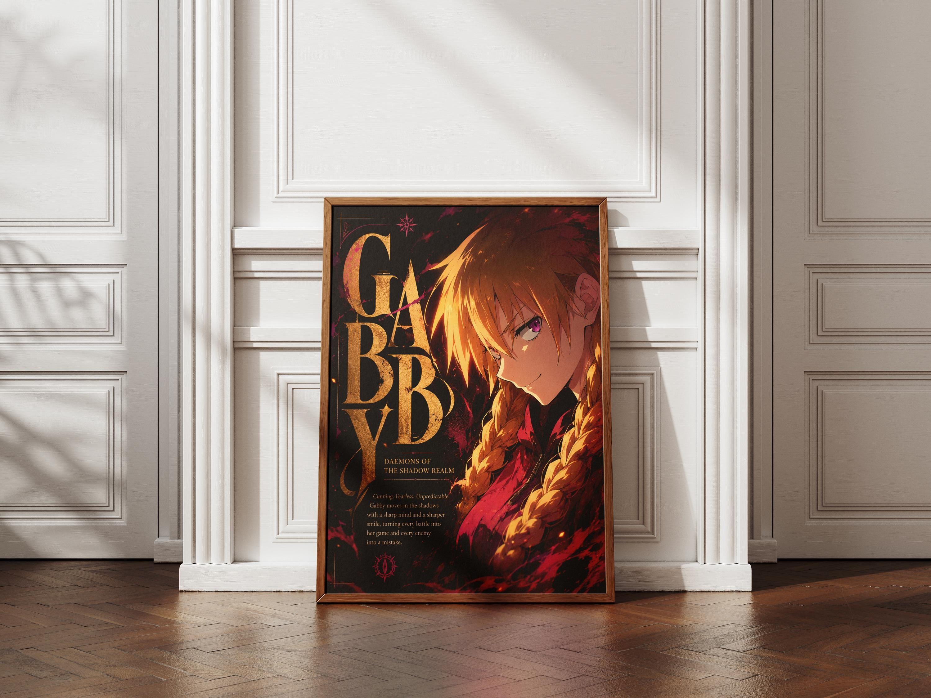 Gabby Yomi no Tsugai Poster – Daemons of the Shadow Realm Anime Wall Art Print