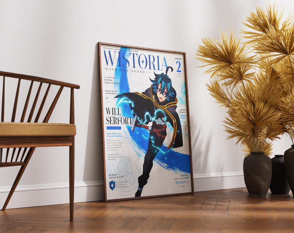 Wistoria Season 2 Poster - Will Serfort Anime Wall Art on Premium Matte Paper