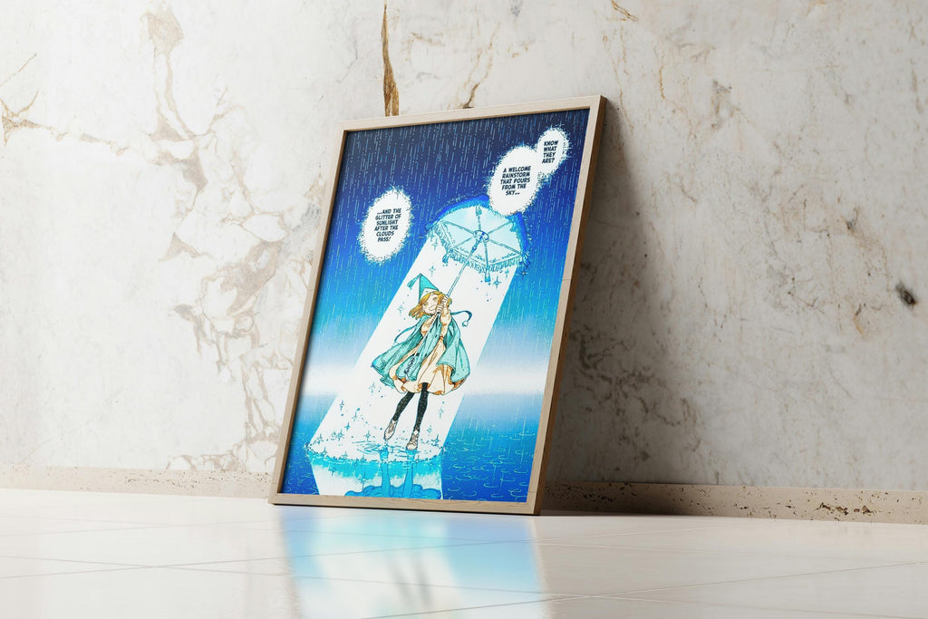 Póster de Coco Witch Hat Atelier: Lámina decorativa de anime para pared