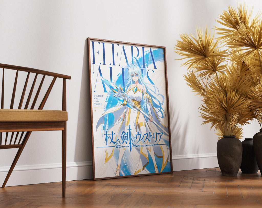 Wistoria Wand Poster – Elfaria Albis Artwork | Sword And Wand Print Matte Finish