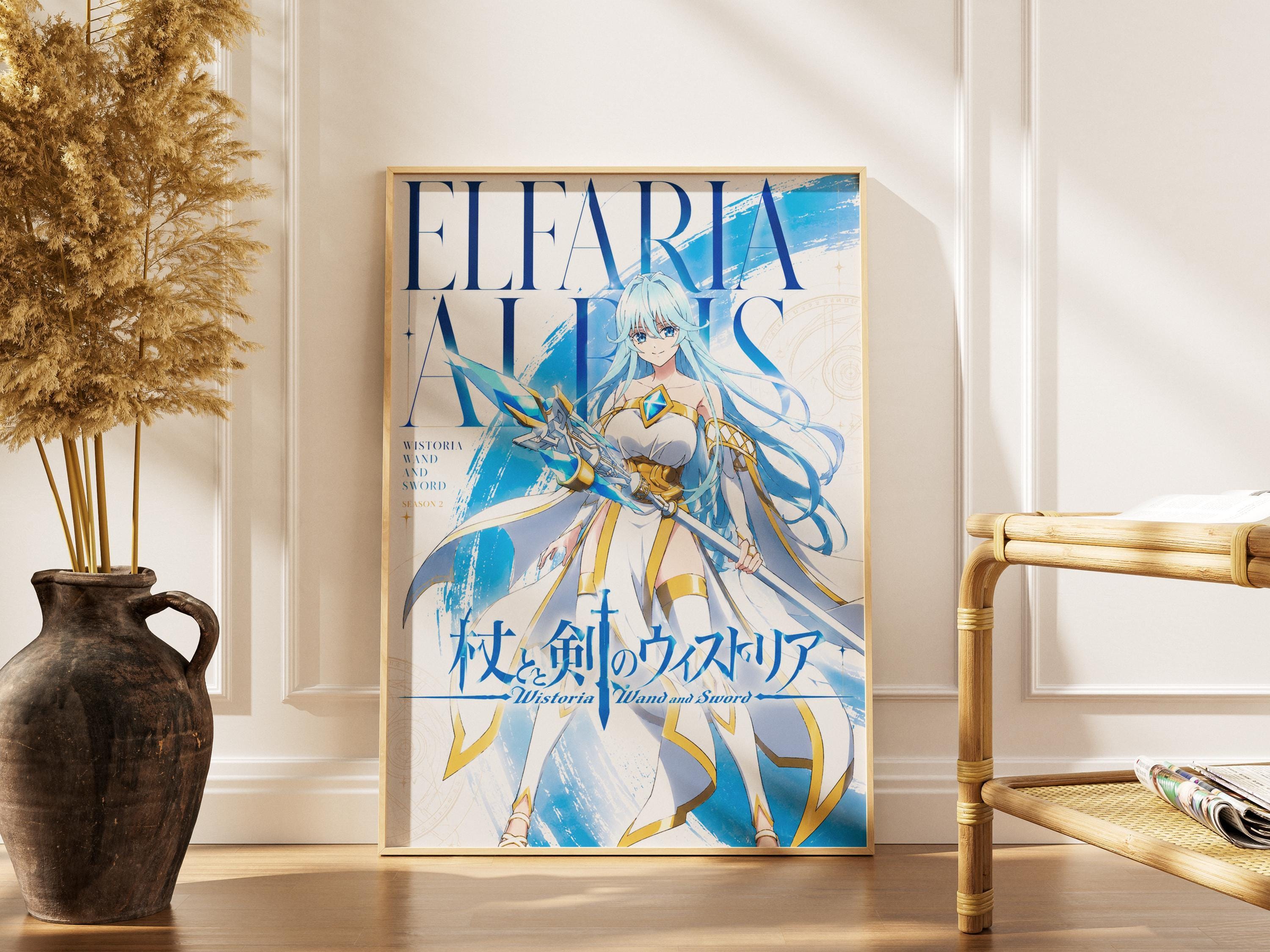Wistoria Wand Poster – Elfaria Albis Artwork | Sword And Wand Print Matte Finish