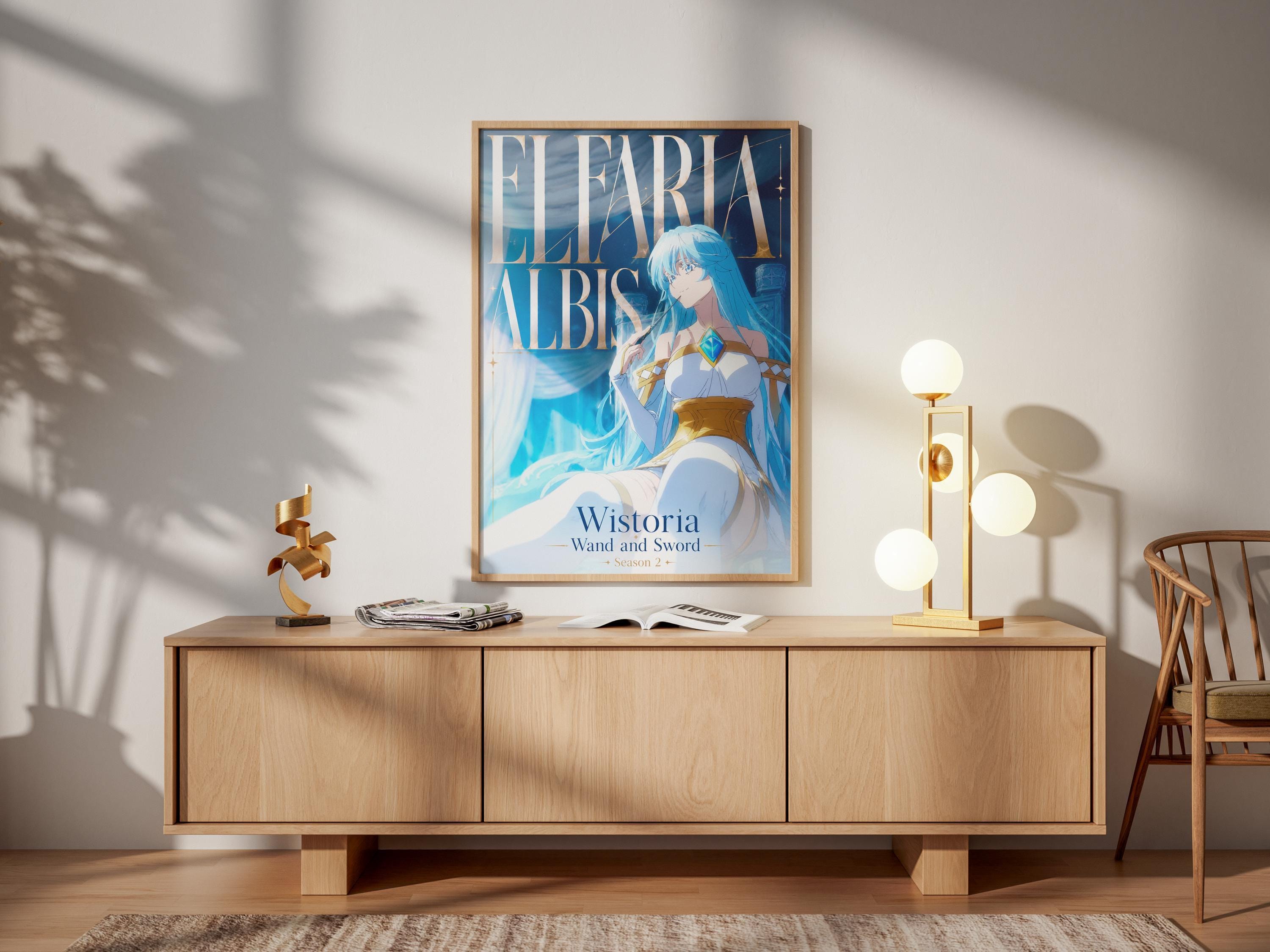 Wistoria Anime Poster – Elfaria Albis Matte Print | Magic Wand & Sword Art