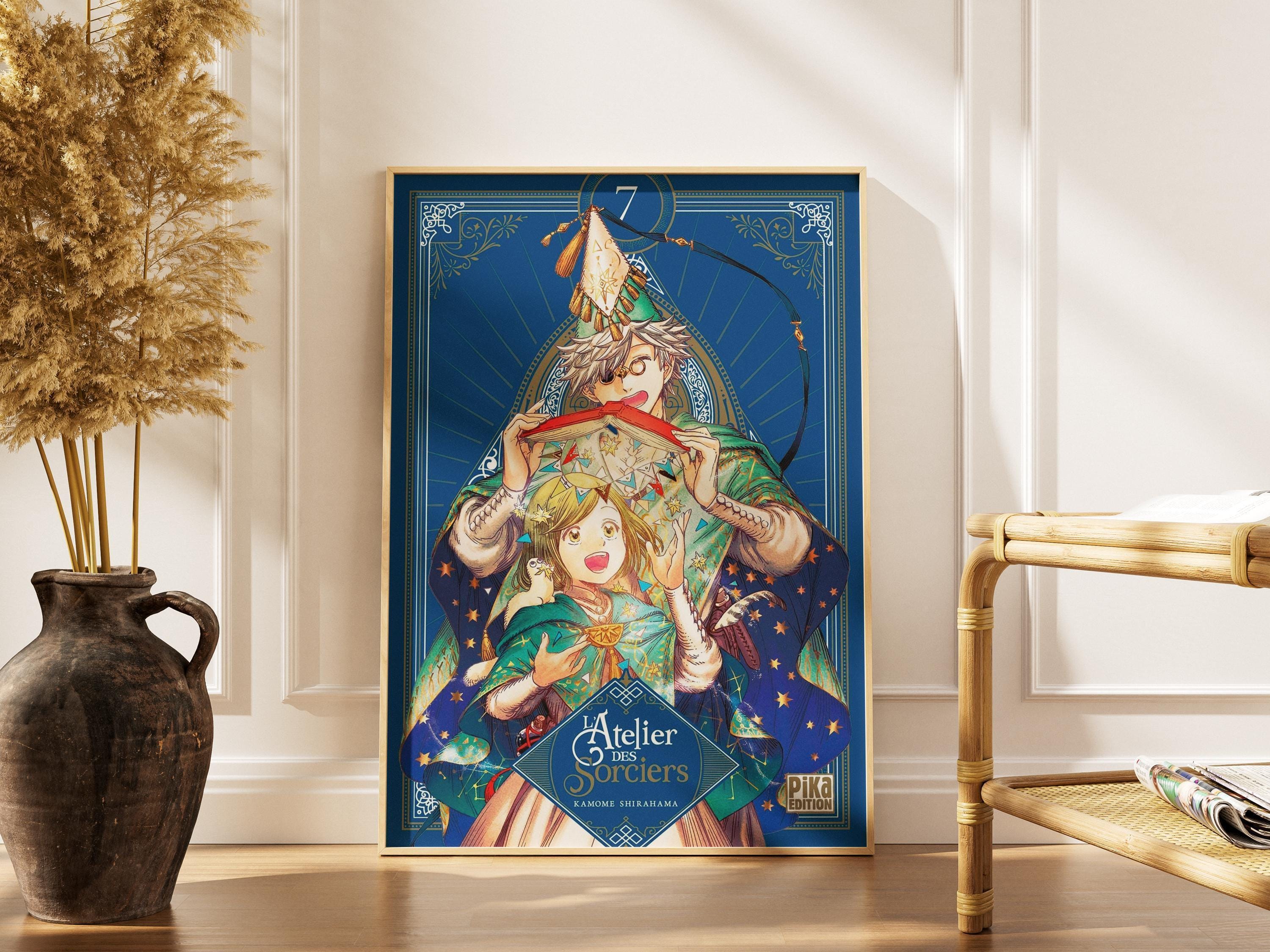 Witch Hat Atelier Poster – Coco & Qifrey Anime Wall Art Matte Finish Print