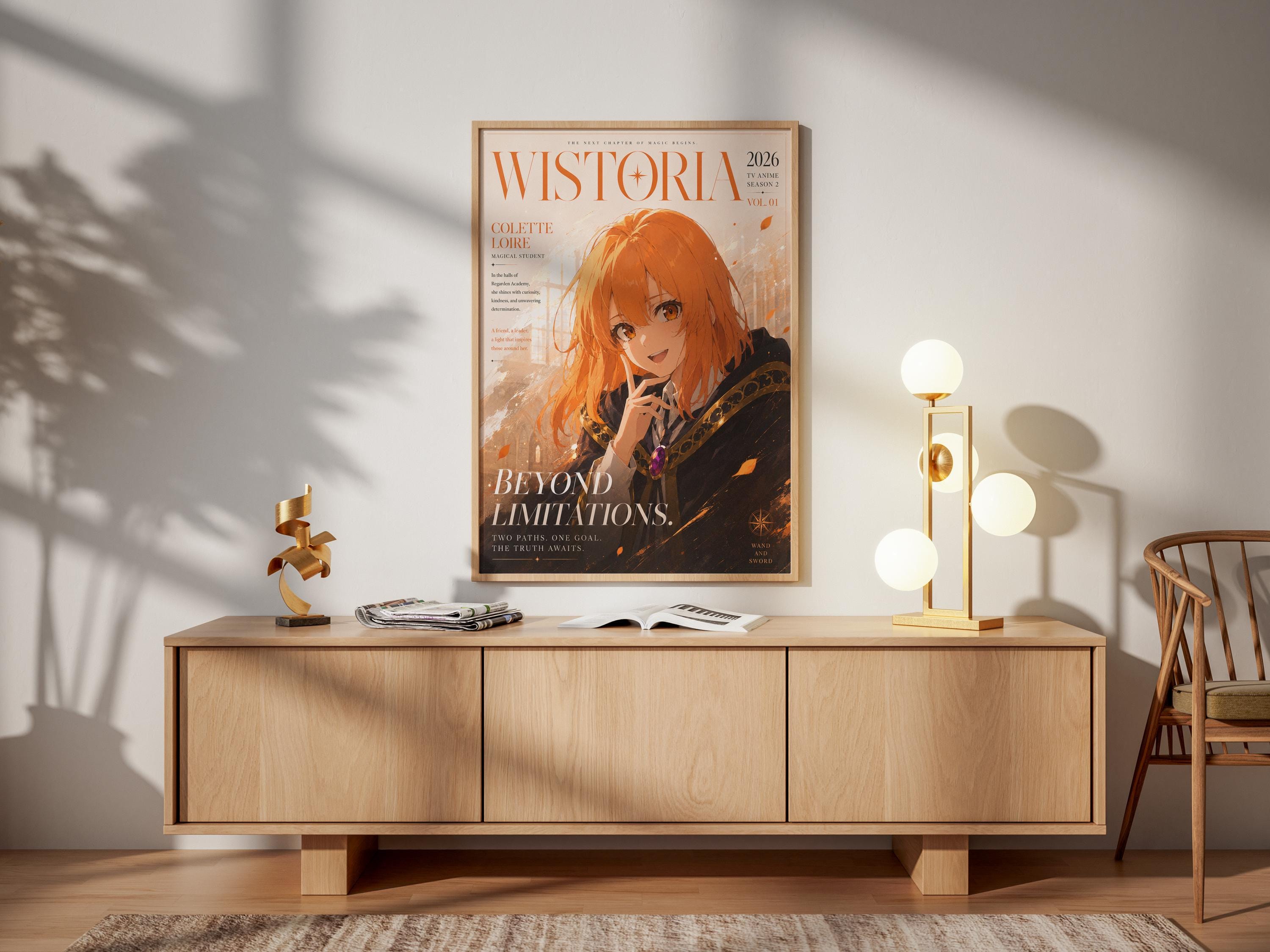 Wistoria Wall Art – Colette Loire Print | Season 2 Poster on Premium Matte Paper